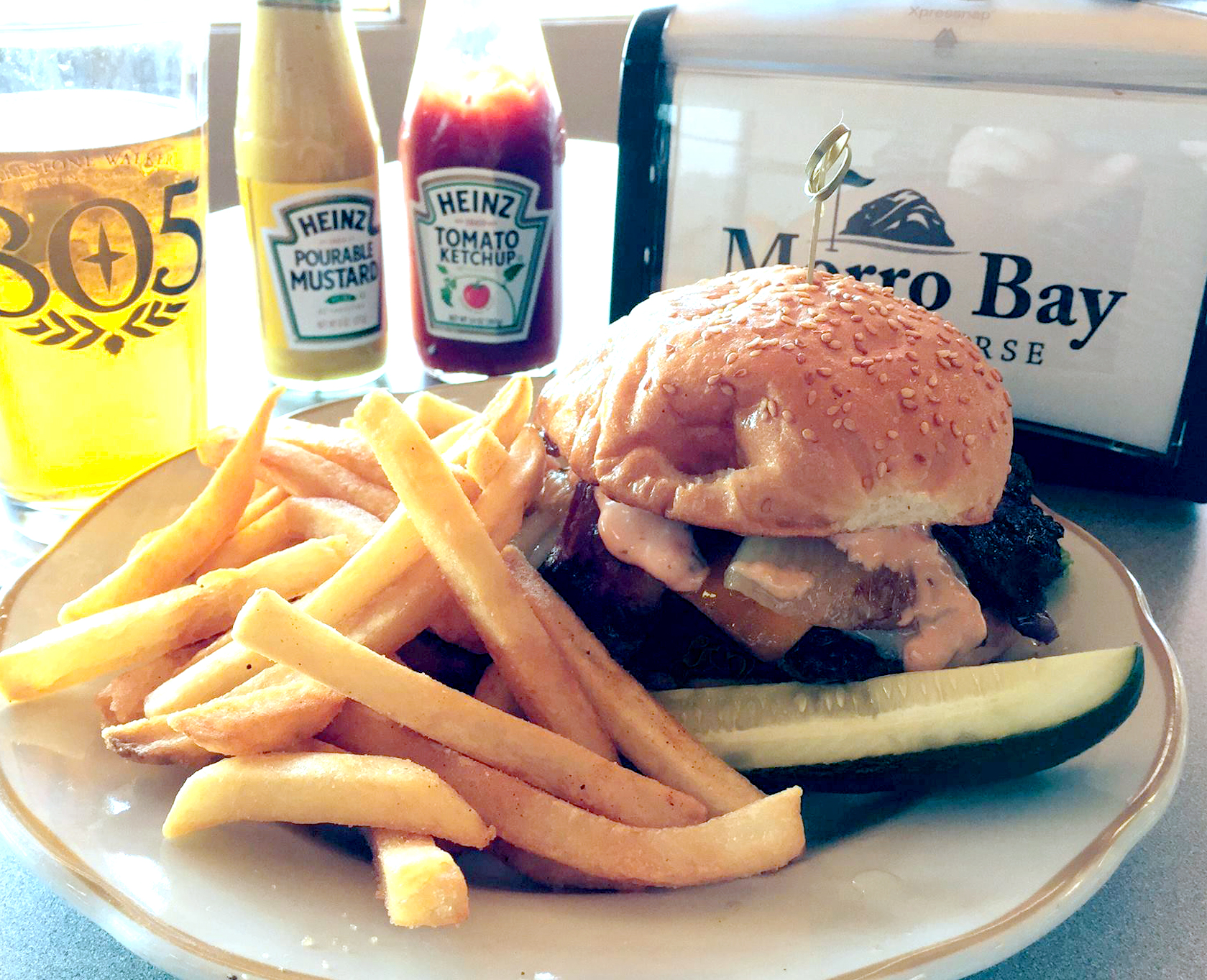 lunch Morro Bay Golf